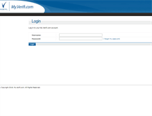 Tablet Screenshot of my.verifi.com